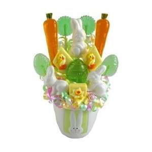 Bunny Hop Lollipop Bouquet:  Grocery & Gourmet Food
