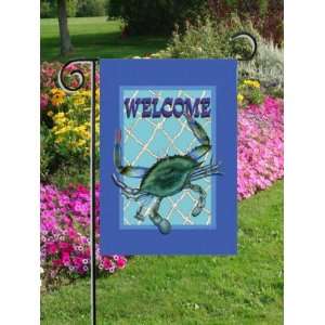  Maryland MD Blue Crab Net Beach Welcome Garden Flag Patio 