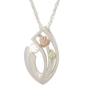  Black Hills Gold by Coleman White Cubic Zirconia Silver 