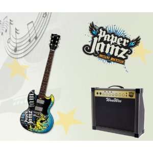  Wow Wee Paper Jamz Bundle Pack Includes Guitar & Amp 