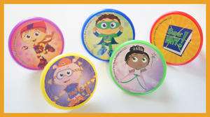 12 SUPER WHY! SUPER READERS CUPCAKE RINGS PARTY FAVOR  