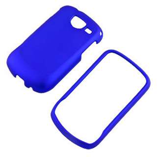 Samsung Brightside U380 Verizon Blue Rubberized Hard Case Cover+Screen 