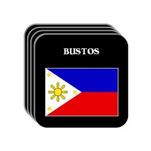  Philippines   BUSTOS Set of 4 Mini Mousepad Coasters 