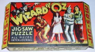 1939 MGM Wizard of Oz Film BRITISH Jigsaw Puzzle  