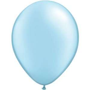   Pearl Light Blue 11 Qualatex Latex Balloons