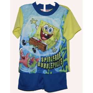 Spongebob Squarepants & Patrick Toddler T shirt & Pants Set Sleepwear 