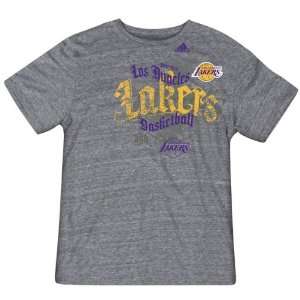  Los Angeles Lakers Ink Splat Tri Blend T Shirt Sports 