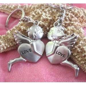    Couple Love Keychain Key Ring Angle Couple & Love 