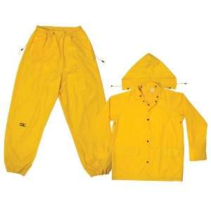  CLC Rain Wear R1023X Yellow Polyester 3 Piece Rain Suit 