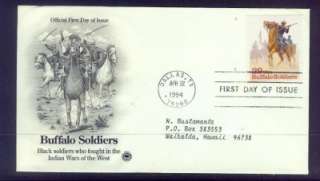 US #2818 FDC BUFFALO SOLDIERS   PCS CACHET  