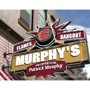  Personalized Calgary Flames Hangout Print Sports 