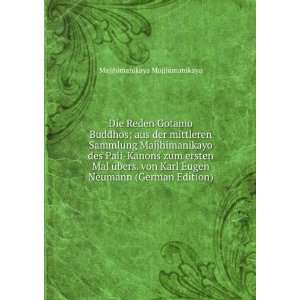   Neumann (German Edition) (9785876999627) Majjhimanikaya