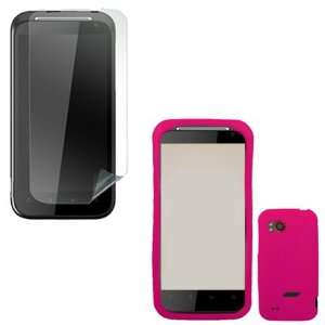  iFase Brand HTC Vigor ADR6425 Combo Solid Hot Pink 