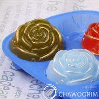 Best Wholesale 3D Silicone Soap Molds Moulds rose 6cav  