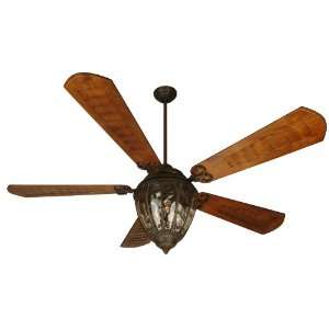 Custom Blade Options Transitional Outdoor Ceiling Fan with Integrated 