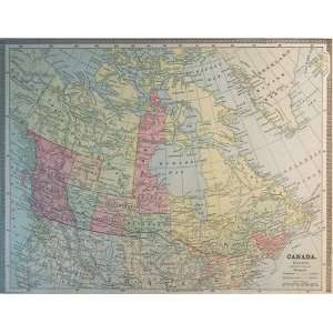  Peoples map of Canada and Athabasca (1886) Office 