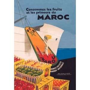  Eat the Fruit and Vegetable Products of Morocco   12x18 