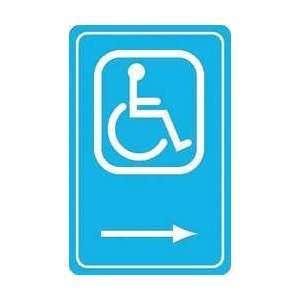 Sign,14x10,handicapped Pictogram   BRADY:  Industrial 