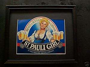ST. PAULI GIRL LIGHT BEER SIGN #67  