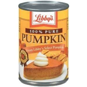 Libbys Pumpkin 15 oz can (20 can case):  Grocery & Gourmet 