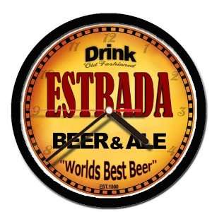  ESTRADA beer and ale cerveza wall clock: Everything Else