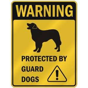   PROTECTED BY GUARD DOGS  PARKING SIGN DOG
