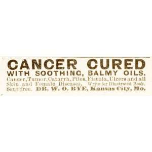   Oils Remedy Cancer Cure Vintage   Original Print Ad: Home & Kitchen