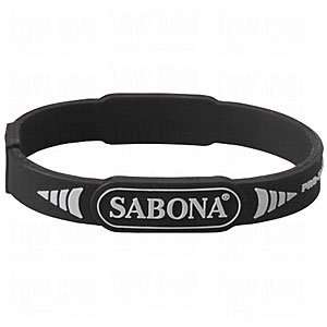   Magnetic Sports Bracelets Black Small/Medium (6 1/2 Inch): Sports