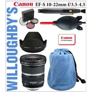  Canon EF S 10 22mm f/3.5 4.5 USM Autofocus Lens + Giottos 