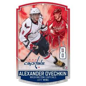 NHL Alexander Ovechkin Sign   Wood Style *SALE*: Sports 