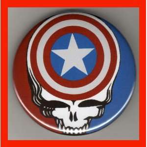  Captain America Grateful Dead 2.25 Inch Magnet: Everything 