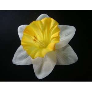  NEW Spring Daffodil Hair Flower Clip, Limited.: Beauty