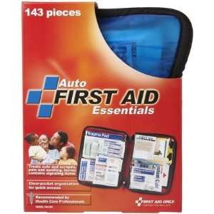 First Aid Only 143 Piece Auto First Aid Kit, Soft Case (Quantity of 3)