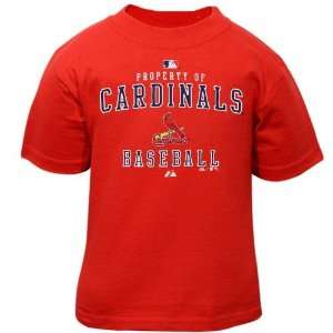 Majestic St. Louis Cardinals Toddler Red Property of T 