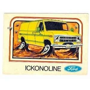  1976 Ickonoline Ford Carfax card: Sports & Outdoors
