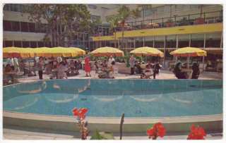 Postcard Patio & Pool @ Hotel Statler in Los Angeles, California
