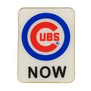  Chicago Cubs Cubs Now Souvenir Pin: Sports & Outdoors