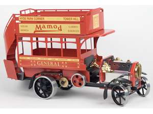   is the new in the box unfired Mamod 1410R steam powered London bus