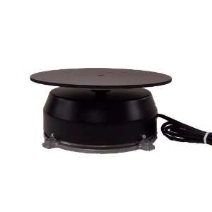 AC Motor Turntable with 8 Amp Rotating Outlet   17 Steel Top   150 lb 
