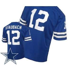 Dallas Cowboys #12 Roger Staubach Jersey Blue Premier Mitchell and 