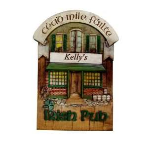  Irish pub personalized plaque: Home & Kitchen
