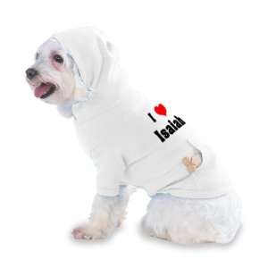 /Heart Isaiah Hooded (Hoody) T Shirt with pocket for your Dog or Cat 