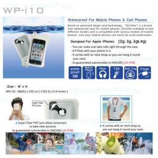 Dicapac WP i10 Waterproof Underwater Case for iPhone 4  