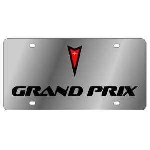  Grand Prix   Logo/Word   License Plate   Stainless Style 