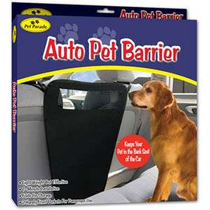 AUTO PET BARRIER Dog Safety Device for Auto SUV Van Car 017874004171 