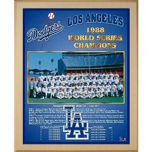  Healy Los Angeles Dodgers 1988 World Series Team Picture 