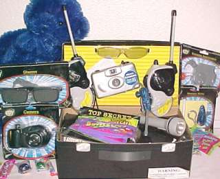 NEW SPY TOY GIFT BASKET EASTER TOYS CAMERA BOX PLAYSET  
