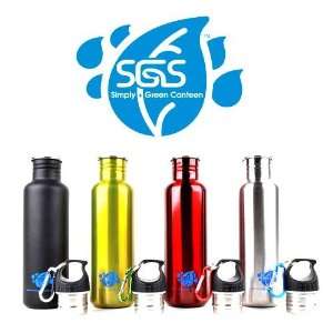   Green Solutions Stainless Steel 25oz Canteen Combo