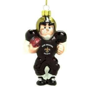 New Orleans Saints NFL Glass Player Ornament (5 Caucasian):  