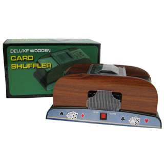 Deck Deluxe Wooden Card Shuffler  